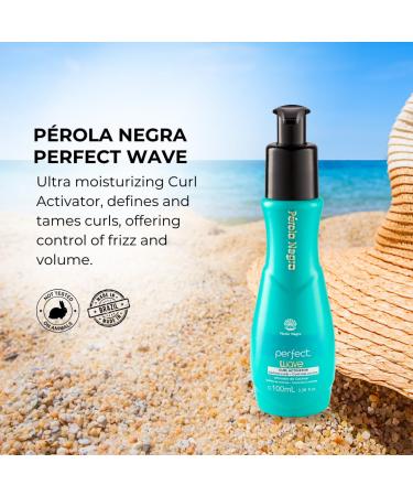 P rola Negra Perfect Wave Curl Activator | Defines Curls Controls Volume & Anti-Frizz | 3.38 Fl. oz - International Shipping Available - Buy Online on GoSupps.com