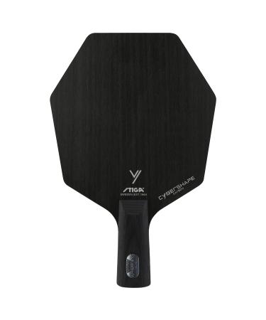STIGA Cybershape Carbon Table Tennis Blade | Ping Pong Paddle - Unique Design for Larger Hitting Area & Increased Control - Competition Approved Pen/Penhold Black - Buy Online on GoSupps.com