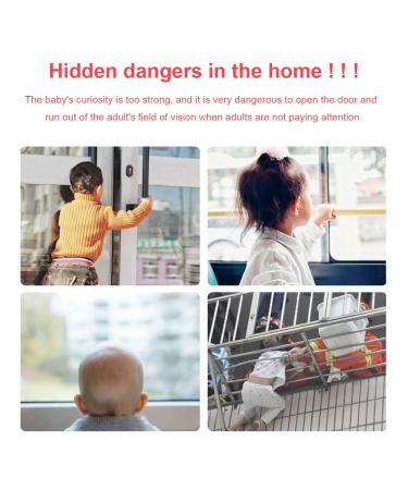 Jakuva 10 Pack Child Proof Door Knob Safety Cover - Lockable Design for Children Safety (White) - Buy Online on GoSupps.com