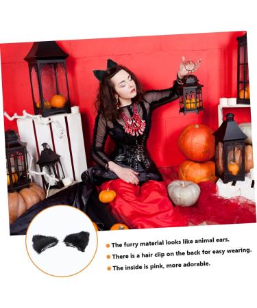 FRCOLOR Animal Ear Clip Hair Accessories for Kids Bow Hair Clips Hair Clips for Girls Cat Ear Hair Accessories Cosplay Hairclip Halloween Hairpins Lovely Lolita Cosplay Hair Clip Wig - Buy Online on GoSupps.com