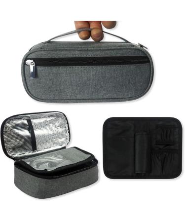 Insulin Carrying Case - Portable Medical Cooler Bag for Diabetes Insulin Cooler Travel Case Convenient to Changing Needles Wood.l - Buy Online on GoSupps.com