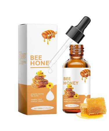 Esncddym Honey For Eyes Honey Eye Drops Bee Honey For Eye Stingless Bee Honey Eye Drops Eyedrops Dry And Tired Eyes Moisturising Eye Drops Soothing Skin - Relieving Eye Fatigue