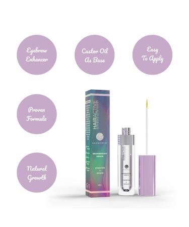 Hairworthy Browworthy Eyebrow Enhancing Serum - Achieve Thicker Fuller Defined Brows | Proven Formula for Natural Growth - Buy Online on GoSupps.com