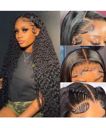 Daules 5x5 Lace Closure Wig Deep Wave 5x5 Hd Lace Closure Wigs Human Hair For Women 180% Density 100% Virgin Human Hair Free Part 5x5 Deep Curly Closure Wig Pre Plucked Realistic Looking 24 inch 24 Inch natural black col... - Buy Online on GoSupps.com