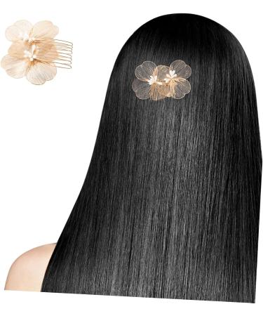 DRESSOOS flower hair accessories girl hair accessories bridal hair accessories headpiece for wedding decoration metal hair comb bridal hair accessory hair pin Hanfu alloy Hair up bride - Buy Online on GoSupps.com