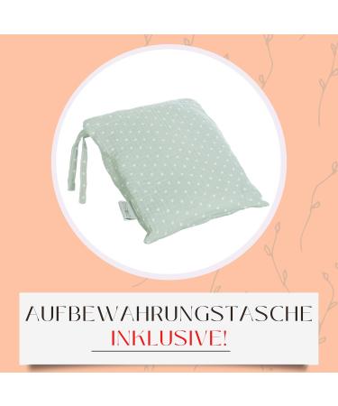 Bisoo Nursing Cover - Adjustable 100% Muslin Scarf Breathable & Multifunctional with Storage Bag - Ideal for On-the-Go Nursing - Mint Color - Buy Online on GoSupps.com