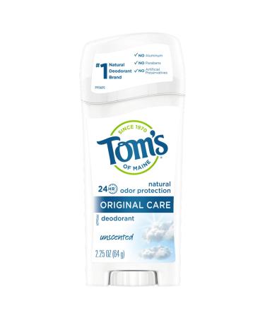 Tom's of Maine Natural Original Deodorant Stick Unscented -- 2.25 oz - Buy Online on GoSupps.com