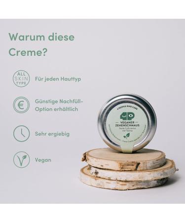  4 people who care 4peoplewhocare Firm Foot Cream - Eco-Friendly Natural Cosmetic Vegan Handkerchief with Shea Butter Fresh Fir Fragrance (30g - Refill) - Buy Online on GoSupps.com