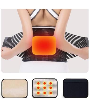 Back Brace Lumbar Support Lumbar Brace Belt Summer Lower Back Brace Support Waist Trainer Lumbar Belt Waist Belt(Medium) Medium Black - Buy Online on GoSupps.com