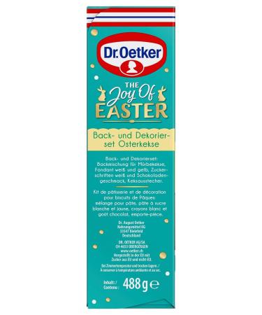 Dr. Oetker The Joy of Easter Baking Set | Easter Cookie Cutter Baking Mix Fondant & Decor | 488g - Celebrate Easter with Delightful Cookies - Buy Online on GoSupps.com