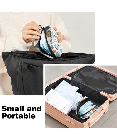 Portable Period Kit Bag for Girls | Forest Animals Life Pattern | Feminine Product Pouch for Pads and Tampons | Multicoloured - Buy Online on GoSupps.com