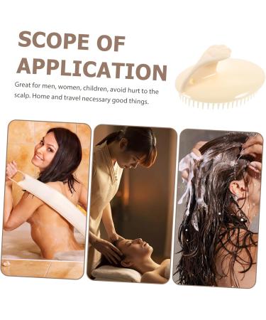Hapinary 2-in-1 Ergonomic Shampoo & Scalp Massage Brush - Silicone Hairbrush for Relaxing Scalp Care | Perfect Gift for Hair Lovers - Buy Online on GoSupps.com