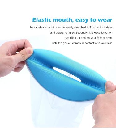 Taecoool Reusable Waterproof Wound Cover for Showers & Swimming - Keeps Bandages Casts Dry - Blue Foot Protection - Buy Online on GoSupps.com