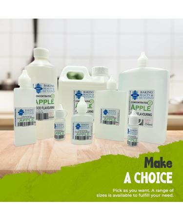 Baking Beauty and Beyond Concentrated Food Flavouring Oil - Dozen of Professional Quality Food Grade Flavouring Oil for Candy Making Baking Cooking Lip Balm and Lip Gloss - Apple (50ml) - Buy Online on GoSupps.com