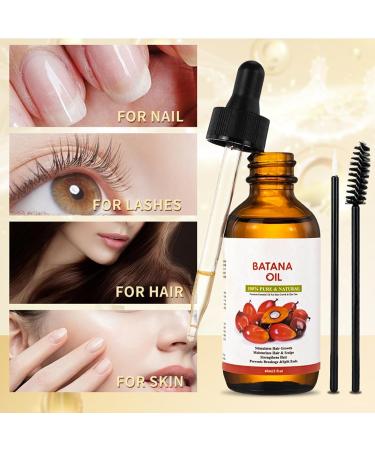 Batana Oil for Hair Growth Cold Pressed Batana Oil Strengthen Hair Moisturizing Scalp and Improve Breakage & Spilt Ends Hair Growth Oil for all Hair Types Leaves Your Hair Smoother Oil - Buy Online on GoSupps.com