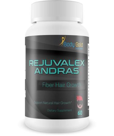 Rejuvalex - Andras Fiber - Hair Growth - Support Natural Hair Growth - with Vitamin B3 (Niacin) and a Powerful Proprietary Hair Blend. Help Prevent Hair Loss and Support Natural Hair Regrowth