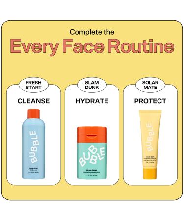 Bubble Skincare Solar Mate SPF 40 Mineral Sunscreen - Zinc Oxide Blue Light Protection Lightweight & No White Cast - 50ml - Buy Online on GoSupps.com