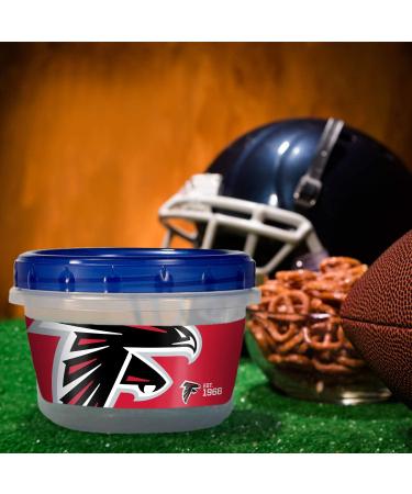Ziploc Twist 'n Loc Small Food Storage Containers, 6-Pack - NFL Atlanta Falcons Red - Buy Online on GoSupps.com