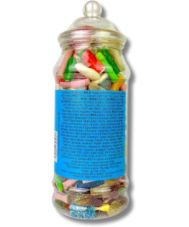 Happy Birthday Pick n Mix Sweet Jar Classic Retro Pick and Mix Jar 24cm x 9cm 650g Sweet Treat Gifting Co. - Buy Online on GoSupps.com