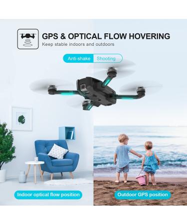 Holy Stone HS720 Foldable GPS Drone with 4K UHD Camera for Adults, Quadcopter with Brushless Motor, Auto Return Home, Follow Me, 52 Minutes Flight Time, Long Control Range, Includes Carrying Bag - Buy Online on GoSupps.com