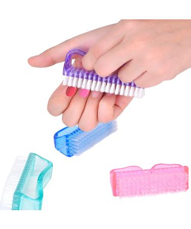 4-Piece Large Multicolor Handle Nail Brush Set for Effective Nail Cleaning - Buy Online on GoSupps.com