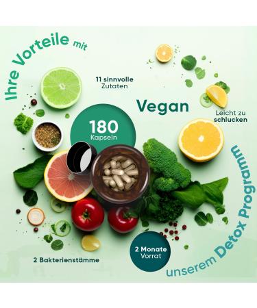 Detox Cure with Milk Thistle - 180 Capsules | 10 Billion Cultures - Silymarin Dandelion & Potassium - 2 Months Supply - WeightWorld - Buy Online on GoSupps.com