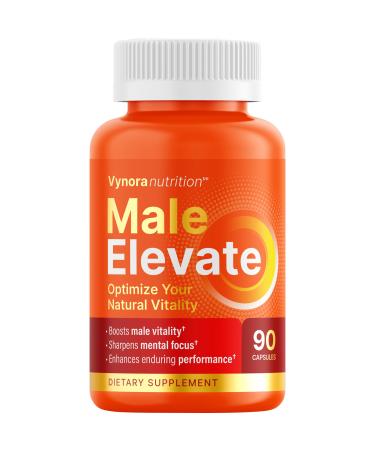 Testosterone Booster Supplement - Male Enhancing Performance Pills for Men - Fast Acting Blood Flow Size Enlargement Enhanced Drive Vigor Strength Endurance Muscle Growth - 90 Capsules