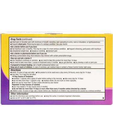 HealthA2Z Esomeprazole Magnesium | Acid Reducer | 20mg | Delayed-Released Capsules USP | 24 Hours | Treats Frequent Heartburn (42 Counts) - Buy Online on GoSupps.com