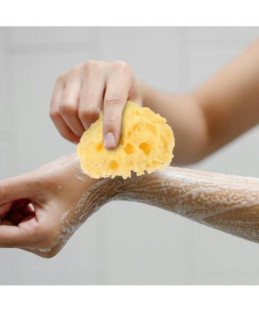 Baluue Natural Bath Sponges Foam Body Sponge Soft Exfoliating Bath Sponge Loofah Shower Sponge Body Scrubber Exfoliating Cleaning Body Sponge for Men Women Kids - Buy Online on GoSupps.com