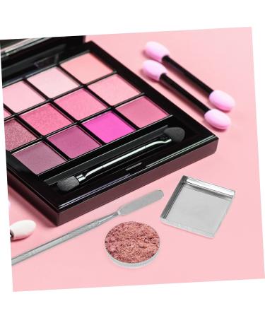  FRCOLOR 31 Pieces DIY Makeup Pans Round Square Iron Pans for Eyeshadow Blush Lipstick with Blending Spatula for Creative - Buy Online on GoSupps.com