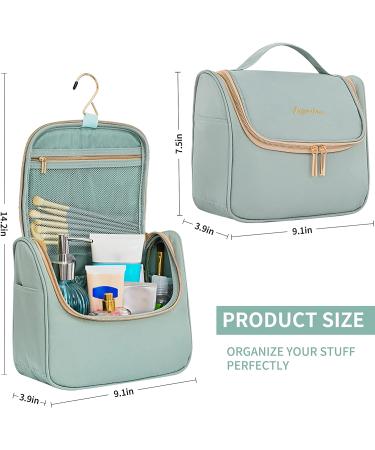 Travel Makeup Bag for Women - Large Green Cosmetic Organizer - Buy Online on GoSupps.com