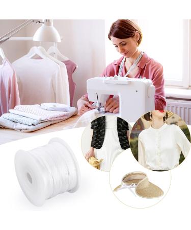 BENECREAT 13.5 Yard 3/8 Inch Double Fold Satin Bias Tape - White - Ideal for Cheongsam Decoration, Clothing Seaming, and Piping - Buy Online on GoSupps.com