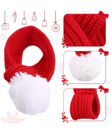 Naler Dog Christmas Scarf - Festive Costume for Medium Dogs | Red Pet Holiday Apparel - Buy Online on GoSupps.com