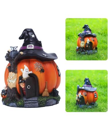 Statue De Citrouille - D corations De Citrouille D'Halloween Pour Porche | Lumineux Jack Lanterns D cor Citrouille Lumi res Illuminer Citrouilles Thanksgiving Citrouille Lanterne D cor - Buy Online on GoSupps.com