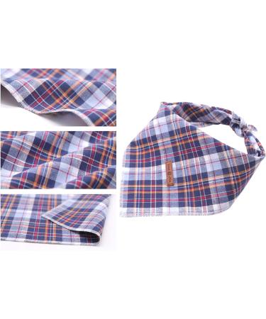 Lionet Paws Dog Bandana - Triangular Headscarf for Small Medium & Large Dogs - Dark Blue (Pack of 1) - International Shipping Available - Buy Online on GoSupps.com