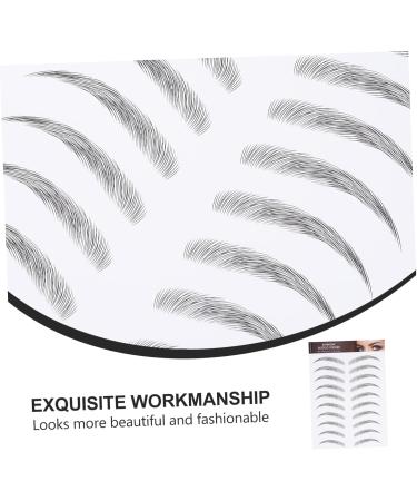 CANIGHT 12 Sheets False Eyebrows Tattoos Eyebrow Transfers Stickers for Women water proof stickers - Buy Online on GoSupps.com