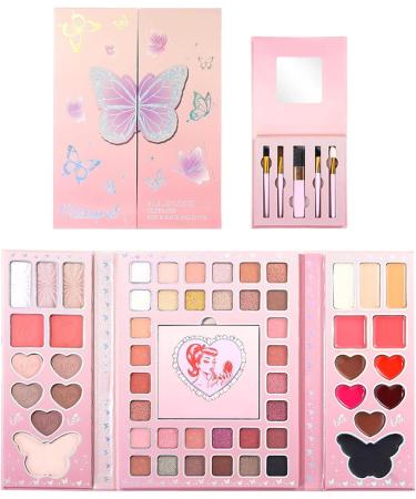 Palette de maquillage 32 fards paupi res mats et blush rouge l vres trois tons surligneur | Kit de beaut pour le visage les yeux les l vres - Buy Online on GoSupps.com