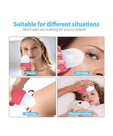 Mini Pink Ice Face Roller | Reusable Beauty Ice Roller for Face and Eyes - Buy Online on GoSupps.com