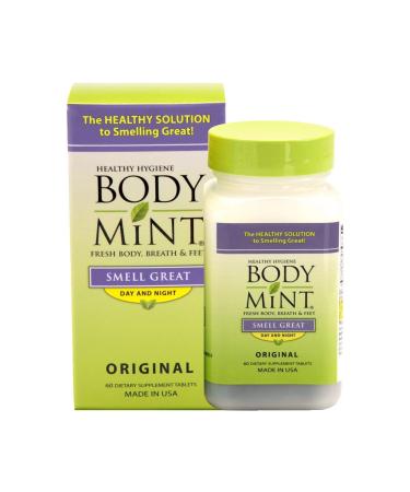 Body Mint Smell Great Day and Night Original 60 Tablets