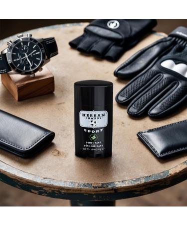 Herban Cowboy Sport Aloe Infused Deodorant with Hints of Rosemary Parsley and Sage (2.8 oz) Fresh 2.8 Ounce (Pack of 1) - Buy Online on GoSupps.com