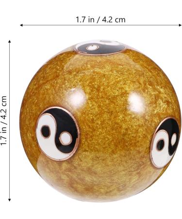 Gleavi 2st Massage Balls - Baoding Balls for Foot Coaching & Asian Meditation | Cloisonn Metal Box - Improve Wellness & Relaxation - Buy Online on GoSupps.com