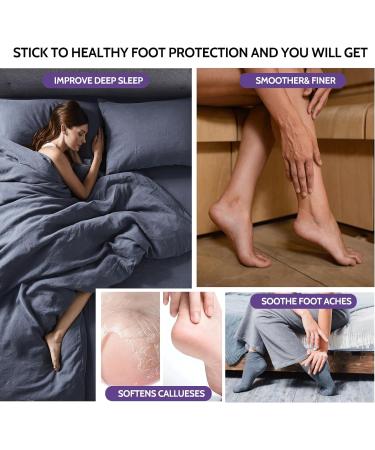 Foot Soak for Foot Spa Lavender 4PCs Foot Pack with Foot Soak Foot Scrub Foot Mask Foot Lotion Foot Care Jelly Pedicure Packs Foot Spa Soak for Dry Hard Rough skin Eliminate Fatigue (Lavender) - Buy Online on GoSupps.com