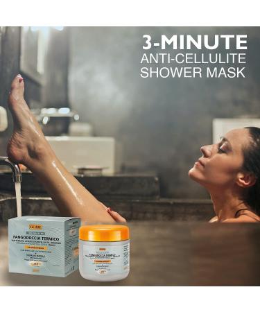 GUAM Seaweed & Tourmaline Thermal Mud | 3-minute Shower Body Mask for Slimming Hot Infrared FIR Anti Cellulite Treatment for Thighs and Legs - Best Cellulite Removal Treatment | By Guam Canada - Buy Online on GoSupps.com