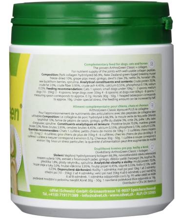 cdVet ArthroGreen Collagen 300 g - naturally healthy joints for Animals thanks to collagen (1 Pack) - Buy Online on GoSupps.com