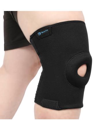 Nvorliy Plus Size Knee Compression Sleeve  Knee Brace for Large Legs Medical Support for Knee Pain Relief  Arthritis  Sports Exercise  Injury & Post-Surgery Recovery  Fit Men and Women (4XL) 4X-Large (Pack of 1)