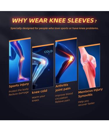 JIUFENTIAN Copper Knee Support - Compression Brace for Arthritis Pain Relief - 2XL Tan - Buy Online on GoSupps.com