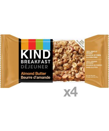 KIND Breakfast Bar Almond Butter Gluten Free Non GMO 50 Grams 4 Count Almond Butter 50 g (Pack of 4) - Buy Online on GoSupps.com