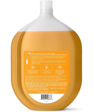 Method Liquid Dish Soap Refill Plant-Based Dishwashing Liquid that Cuts Through Tough Grease for a Sparkling Clean Clementine Scent 36 Fl. Oz - Buy Online on GoSupps.com
