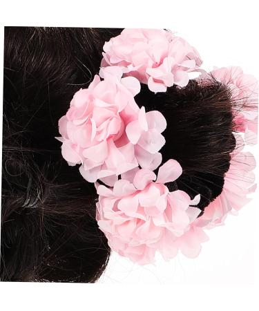 FRCOLOR Hair Headbands 1pc Hair Ribbons Stretch Hair Ring Girls Hair Tie Ponytail Holder Rose Hair Rope Women Hair Tie Seamless Bride Hairpin Hair Ties - Buy Online on GoSupps.com