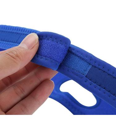 Anti-Snoring Jaw Strap | Adjustable Chin Support for Men & Women | Breathable Black & Blue Snoring Solution - Buy Online on GoSupps.com
